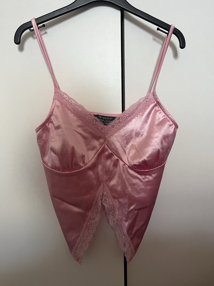 baby pink satin top