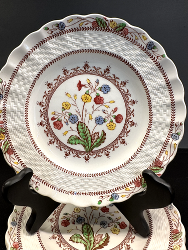 Set of 4- Spode Copeland England s713 Pattern-"Spode's Cowslip" 6.5" Bread Plate - Picture 3 of 7