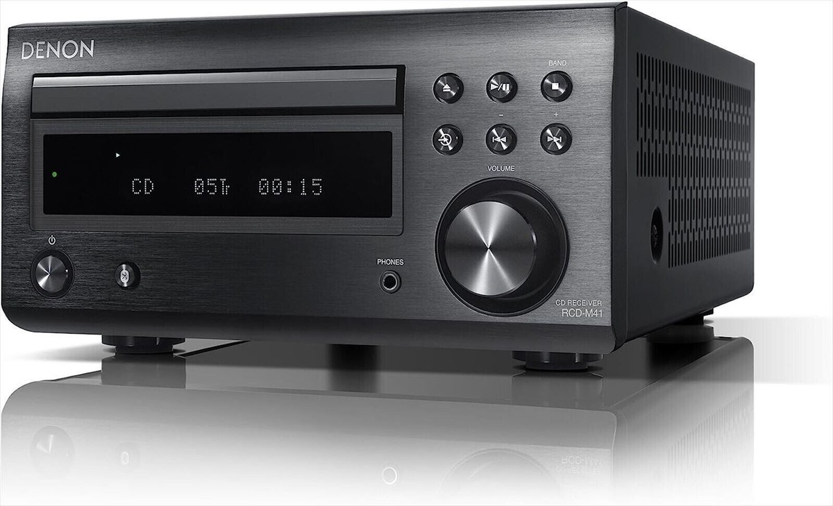 DENON CD　RECEIVER RCD-M41 動作品 2019年製 Denon RCD-M41 CD Receiver with Bluetooth and FM | eBay