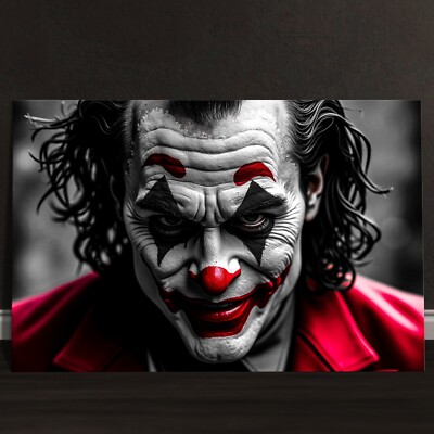   Wandbild, JOKER BATMAN FILM Art, Acrylglas, Leinwand, Poster BILDER, Kunst