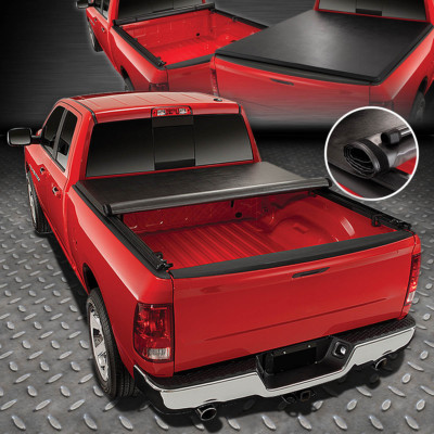 For 04 18 Ford F150 Fleetside 5 5ft Truck Bed Soft Vinyl Roll Up Tonneau Cover Ebay
