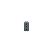 Presa Elettrica Bivalente 10-16a+t Nera Living BTICINO L4180 Presa Elettrica Biv