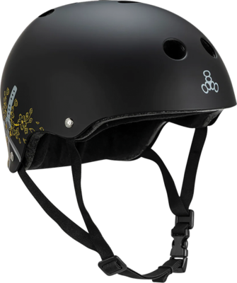 Triple 8 Certified Sweatsaver XS/- SMALL Sky Brown Matte Black | eBay