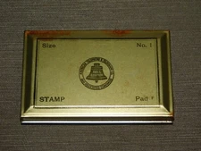 VINTAGE  AMERICAN TELEPHONE & TELEGRAPH CO BELL SYSTEM STAMP INK PAD