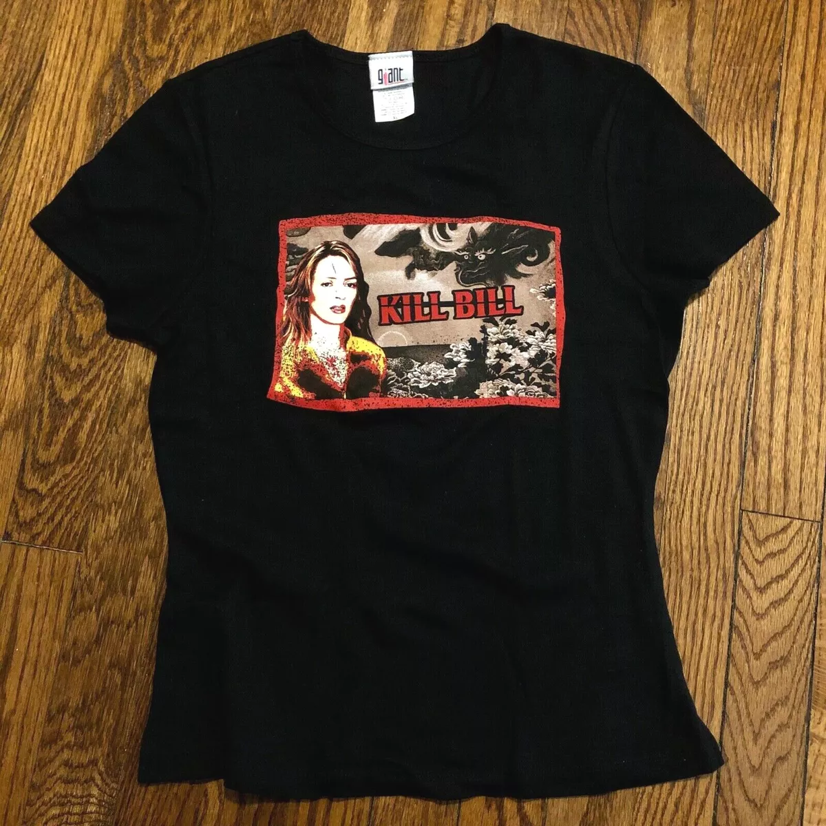 Kill Bill 2003 vtg t shirt Quentin Tarantino Y2K movie babydoll