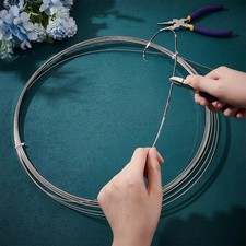 18 Gauge Flat Stainless Steel Wire, 23 Feet Metal Craft Wire Stainless Steel ...