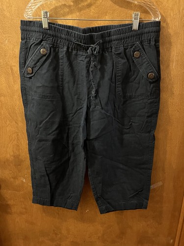 Cj Banks Dark Blue Capris Size Xl