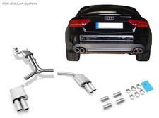  Duplex Komplettanlage ab Kat Audi S5 quattro Coupe 4.2l 2x88x74mm oval