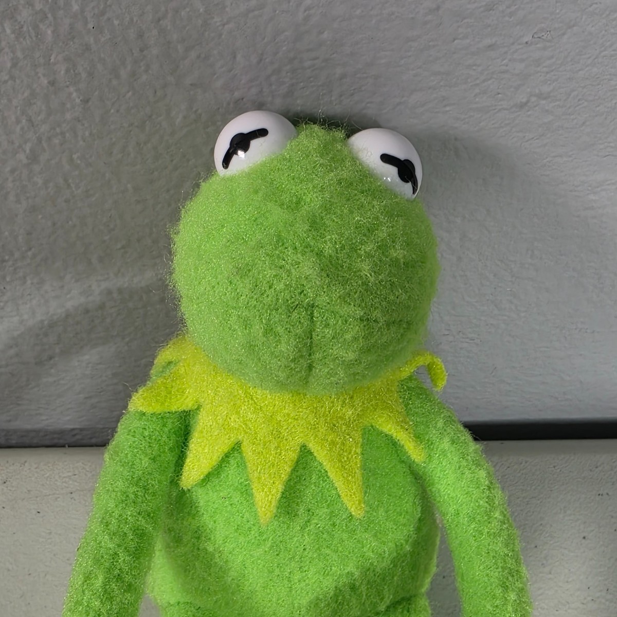RARE Applause Sad Face Kermit The Frog 7” Plush Jim Henson