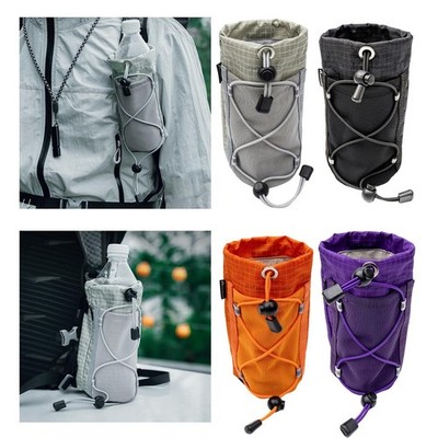 Outdoor Wasserflaschenhalter für Rucksackgurte, Vielseitig Einsetzbar für