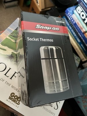 Neu Snap On Sockel Thermoskanne Premium Flachmann heiß oder kalt Edelstahl SSX19P128 verpackt