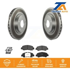 Coated Disc Brake Rotor Semi-Metallic Pad Front Kit For Mitsubishi Eclipse Cross