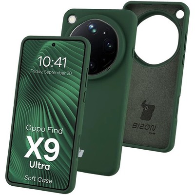 Handyhülle für Oppo Find X9 Ultra Bizon Case Cover Schutzhülle Etui Dunkelgrün