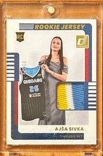 2025 Panini Donruss WNBA Ajsa Sivka Rookie Jersey 3 Color Patch /25 RC