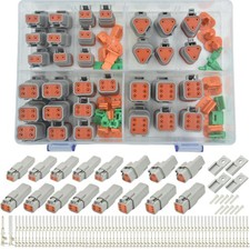 DT 200PCS 16 Kits Deutsch Connector Kit, DT 2 3 4 6 Pin Connectors, IP67 Wate...