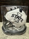 Iowa State Cyclones (White Black) Ncaa Schutt Mini Helmet Desk Caddy