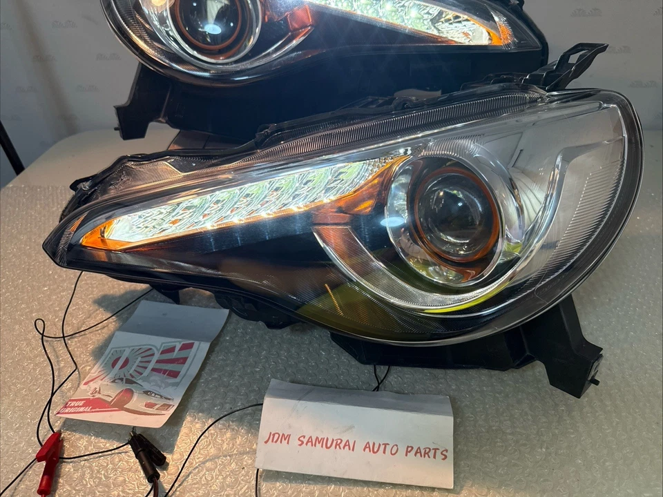 For Subaru BRZ Toyota 86 Scion FR-S 2012-2020 Orange LED OEM Headlights SET JDM - Изображение 2 из 4