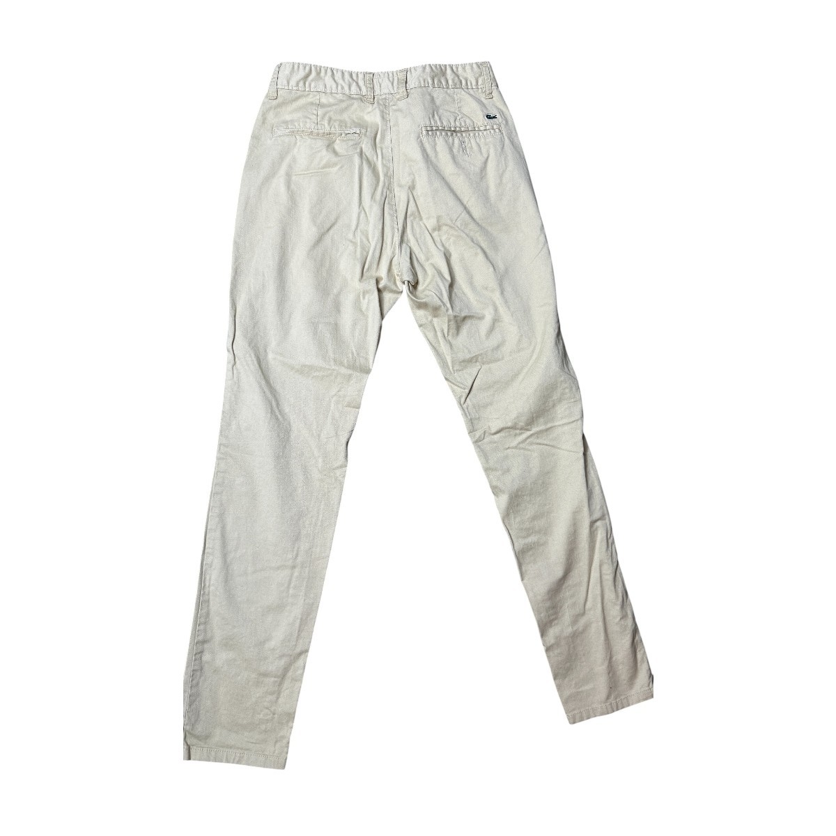 Lacoste Beige Classic Straight-Leg Pants Size 30R (A-0030) image 2