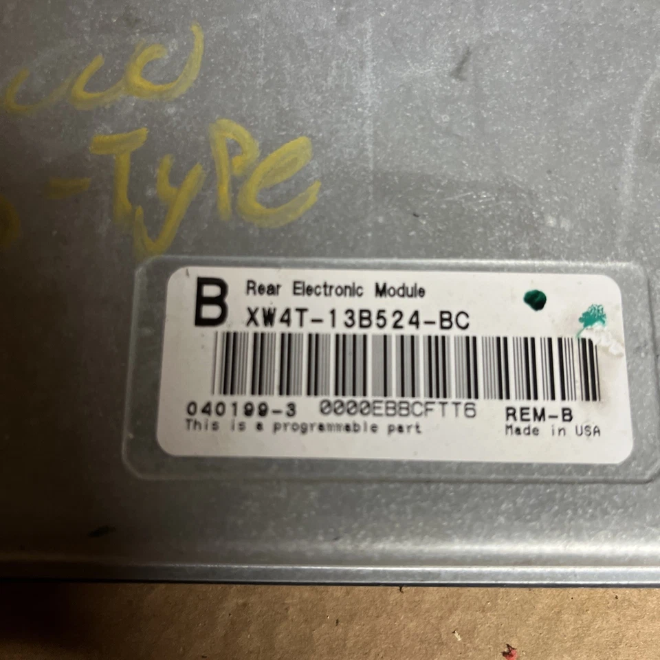 Jaguar 1999 2000 2001 2002 módulo electrónico trasero tipo S YW4T-13B524-BB Foto 2 de 4