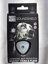 Max & Molly Urban Pets Soundshield Ultrasonic 24/7 from Ticks and Fleas Black