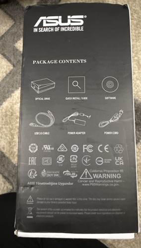 Asus Turbo Drive BW-16D1X-U Blu-ray Writer - External - Black - Picture 14 of 15