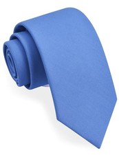 3.15"  8cm  Solid Necktie Tartan Woven TR Material Tie  Gift Box Light Blue