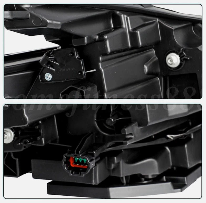 Headlight Fit For 2019-2021 Nissan Murano LED Black Headlamp Passenger RH Side Foto 4 de 4