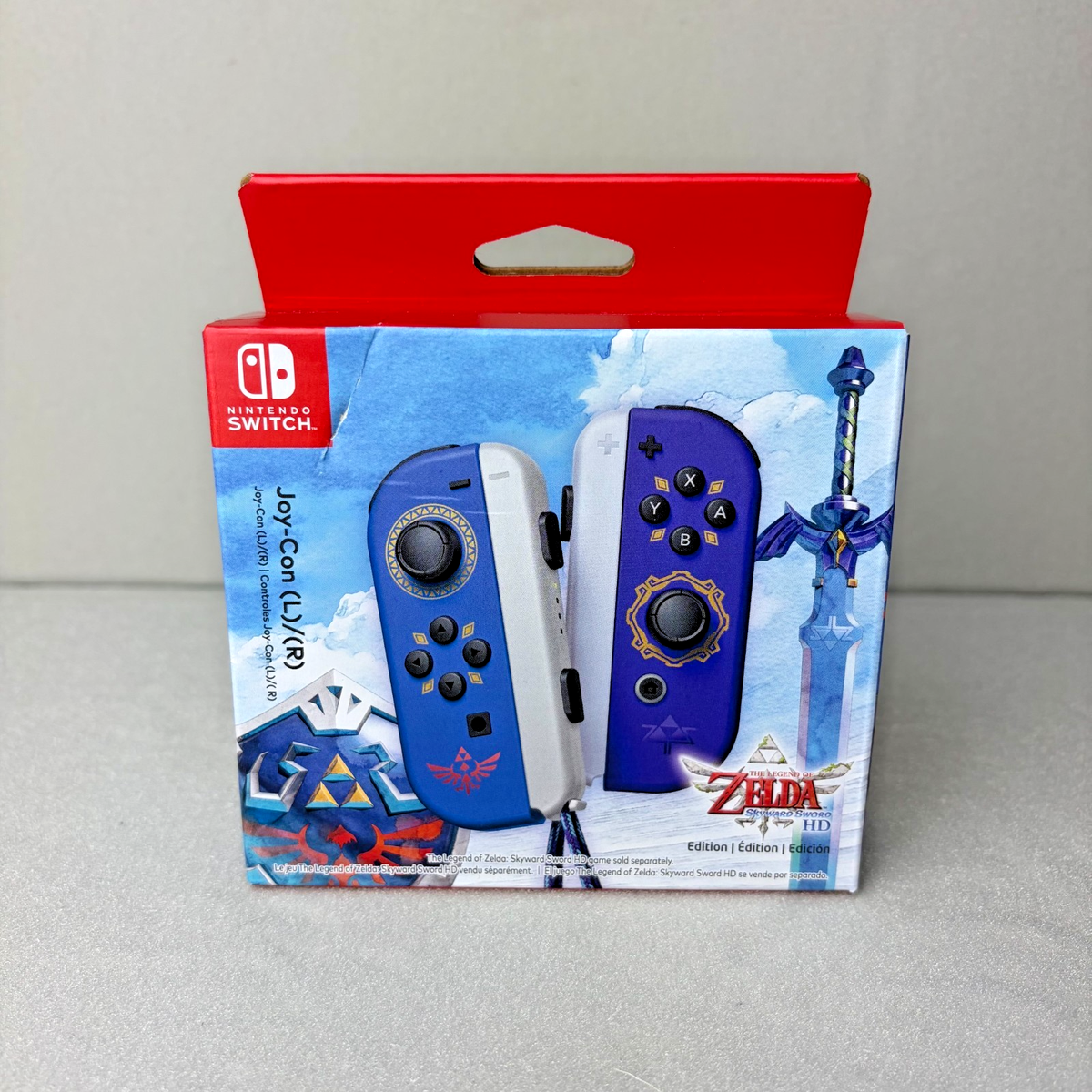 Nintendo Switch Joy-con The Legend of Zelda Skyward Sword Edition