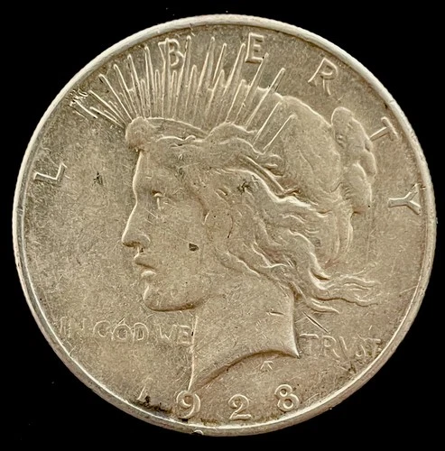 Peace Dollar -1928-S- VF/XF -