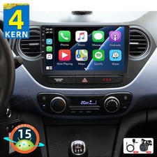 Für Hyundai i10 II BA IA Autoradio 64GB Android 15 Carplay GPS Navi WIFI FM RDS