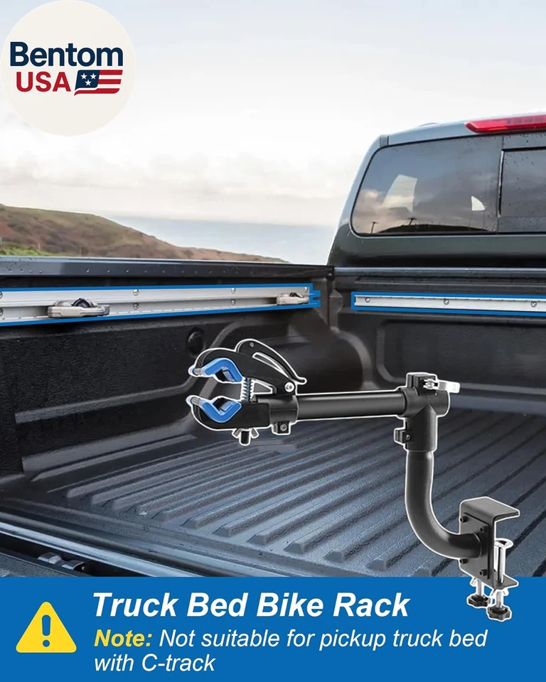 Soporte para bicicleta con cama de camioneta, soporte para bicicleta con cama de camioneta estándar con anti-C Foto 3 de 4