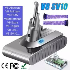 V8 Battery 21.6V 9000mAh for Dyson V8 Animal SV10 V8 Absolute V8 Fluffy/Filters