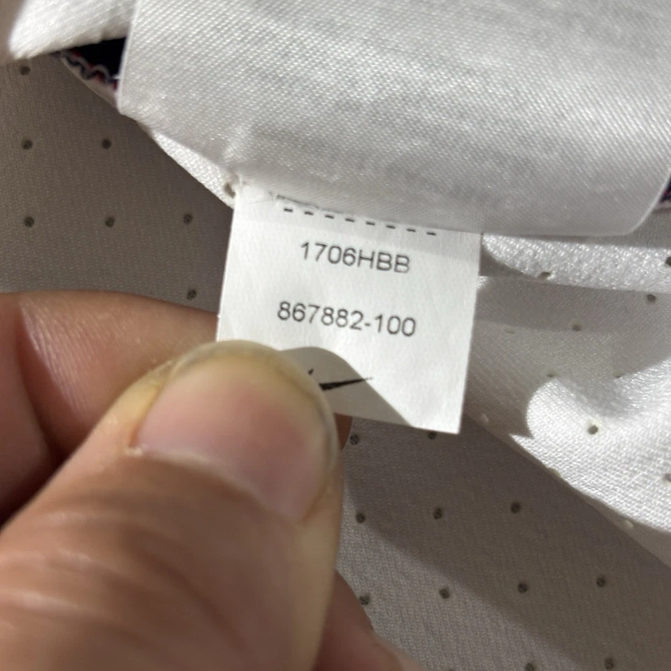 Nike Elite Rob Gronkowski Jersey Mens 48 White New England Patriots Authentic - Image 4 of 4