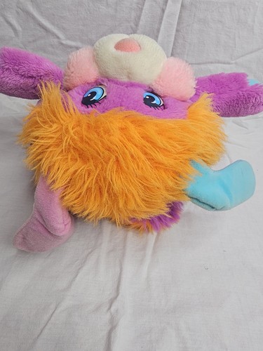 Pancake Popple 1985 Vintage Popples 15" Plush Purple Green Orange Blue - Picture 6 of 11