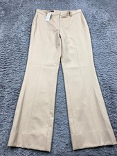 Brooks Brothers Pants Women 2 Golden Brown Wool Wide Leg Career Trousers NWT
