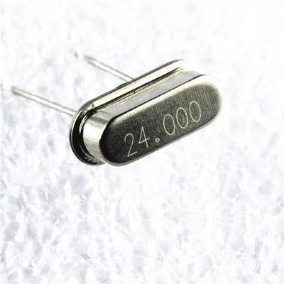 10PCS 24 MHZ 24.000 MHZ DIP   Oscillator HC-49S NEW  YL *ll