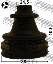 FEBEST 2000-2007 Ford Focus Boot Inner CV Joint Kit 2115-GELHT