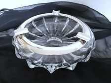 XL Aschenbecher 20cm, Schale 835 Silber von Hermann Bauer