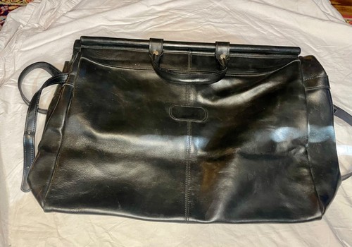 👜 Vintage Leder Arzttasche - große, hochwertig gefertigte Reisetasche 👜