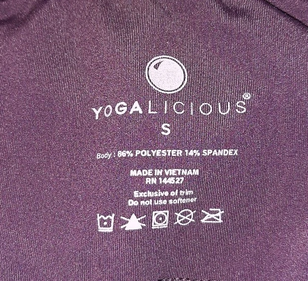 yogalicious athleisure active high-waisted ankle leggings