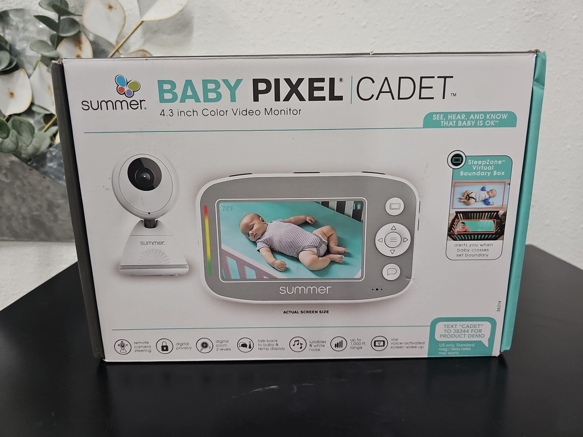 Summer Infant Baby Pixel Cadet Video Baby Monitor with 4.3-Inch