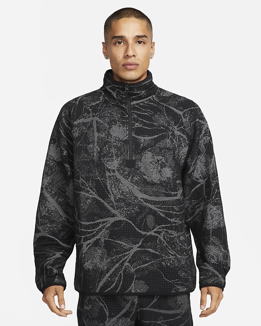 Nike Therma-FIT ADV Tech Pack Men's Engineered 1/2-Zip Floral Top