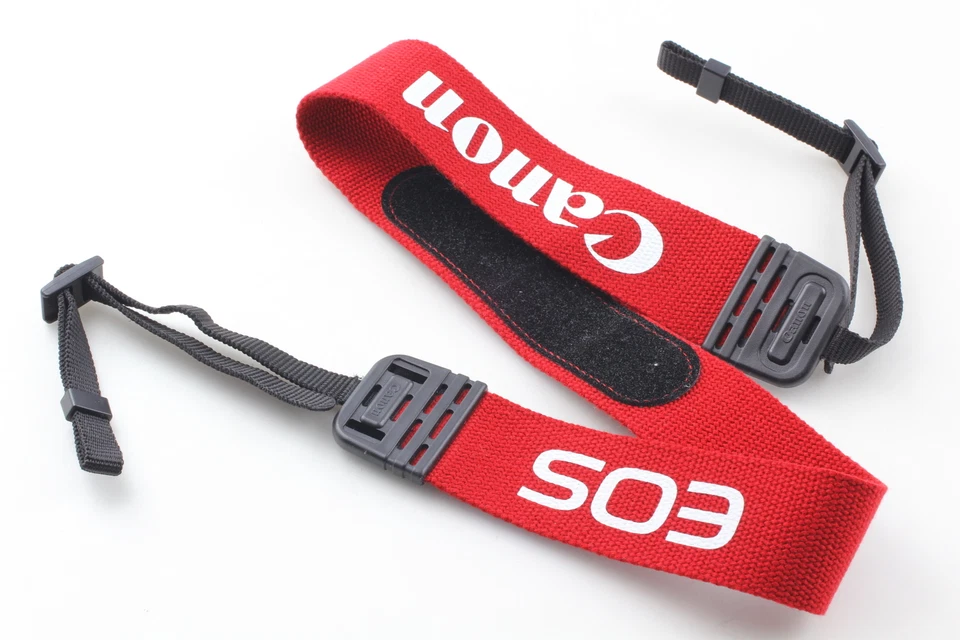 ✨Não usado✨ Alças de ombro de pescoço Canon EOS vermelho branco do Japão - Imagem 4 de 4