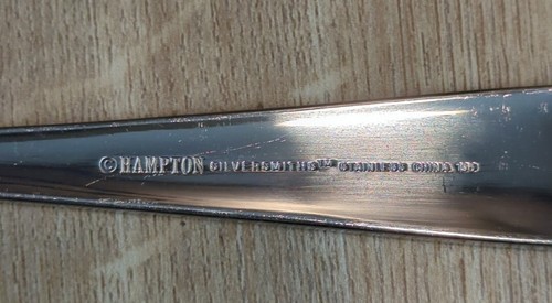 Vtg Hampton Silversmiths Stainless Steel Flatware Set 4 Place Settings Retro - Picture 6 of 7
