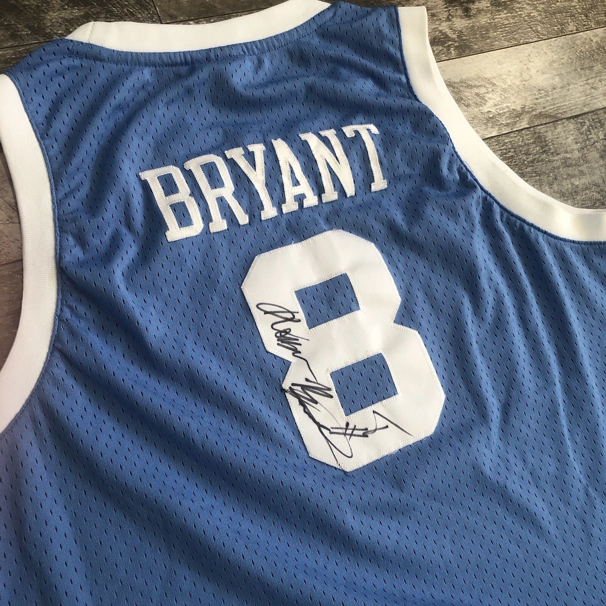 Light Blue Lakers Autographed Kobe Bryant Jersey