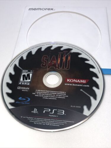 Saw 3 PlayStation 3 Disc Only Tested And Works ( PAPER CASE