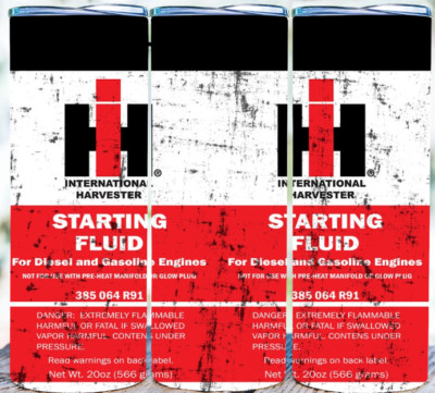 Cup Mug IH Start Fluid style Tumbler 20 oz w/ Straw great for you or Gift