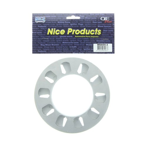 Nice Wheel Spacers 5 Stud Alloy Rim 8mm Thick Universal Fit 4X4 4WD Pair - Picture 6 of 6