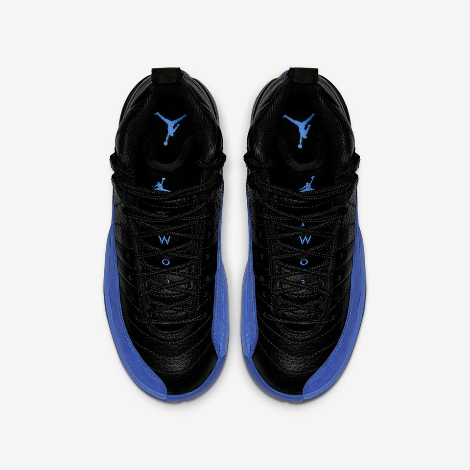 Air Jordan 12 Retro GS - talla 5.5y - 153265-014 BG XII Negro Juego Azul Real OG Foto 2 de 4