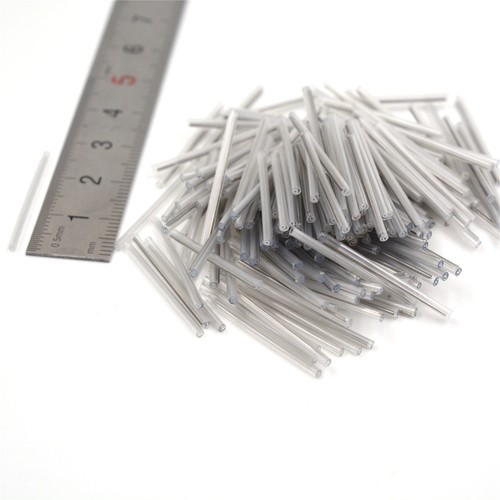200PCS OD1.4mm Mirco Fiber Optic Fusion Splice Protection Sleeve Tube 25mm Clear - Picture 2 of 9